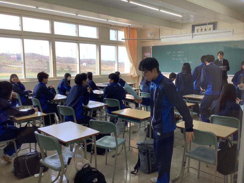 めったにないジャージ登校