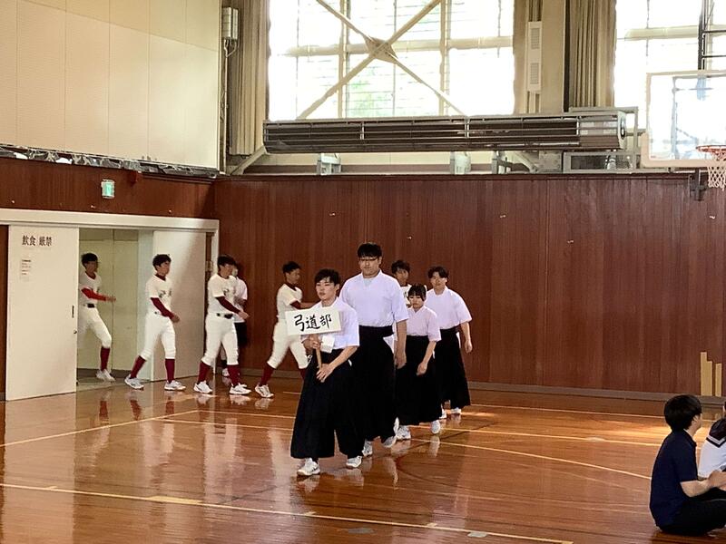 選手入場