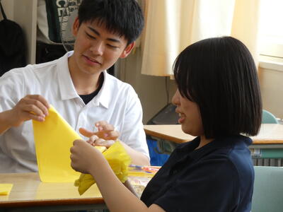 サービス部門の小物作成