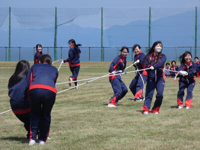 5本引き、接戦です