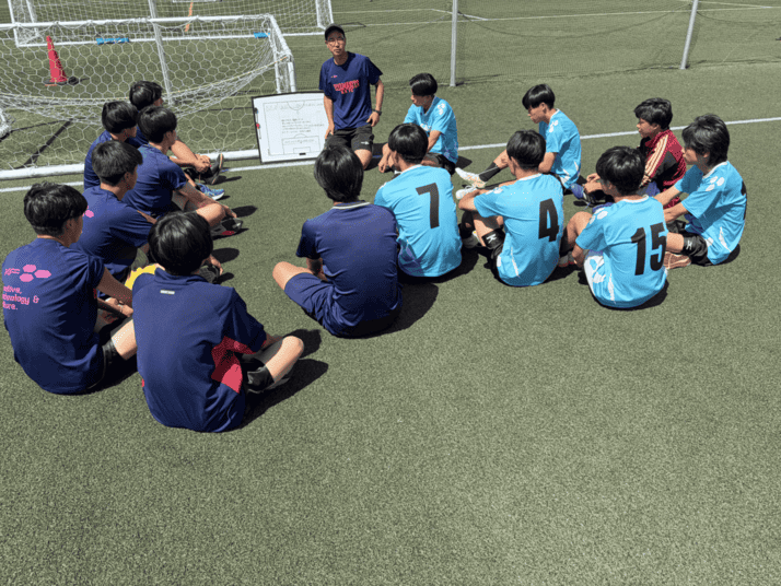 試合前ミーティング